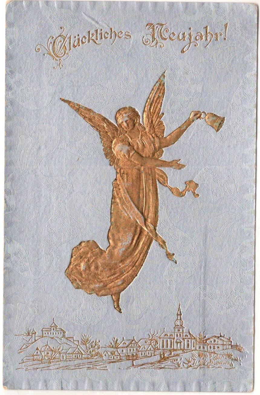 Cartolina Buon Natale / anno. Frohe Weihnachten / Neues Jahr. Merry Christmas & Happy New Year | Collezionissimo