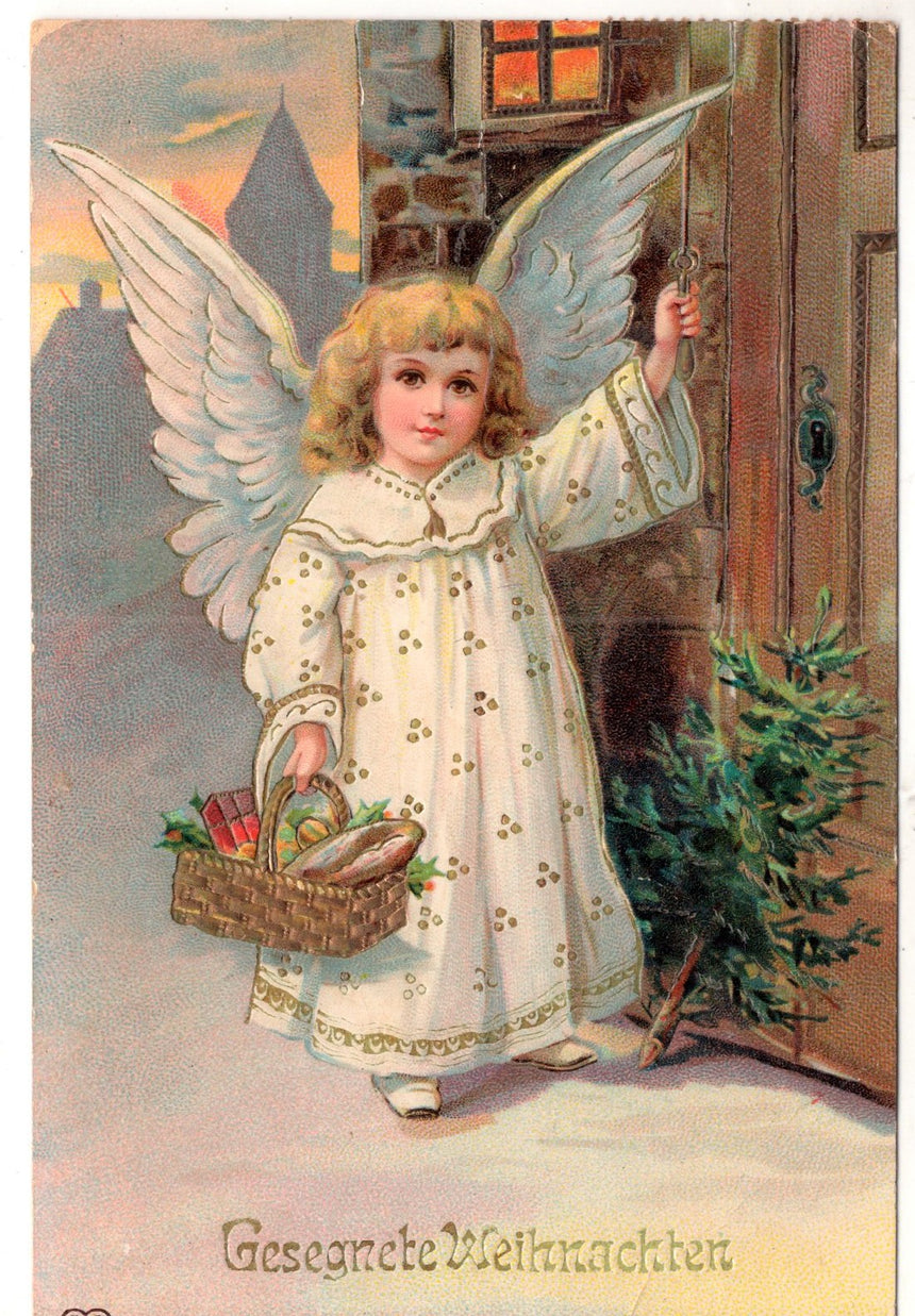 Cartolina Buon Natale / anno. Frohe Weihnachten / Neues Jahr. Merry Christmas & Happy New Year | Collezionissimo