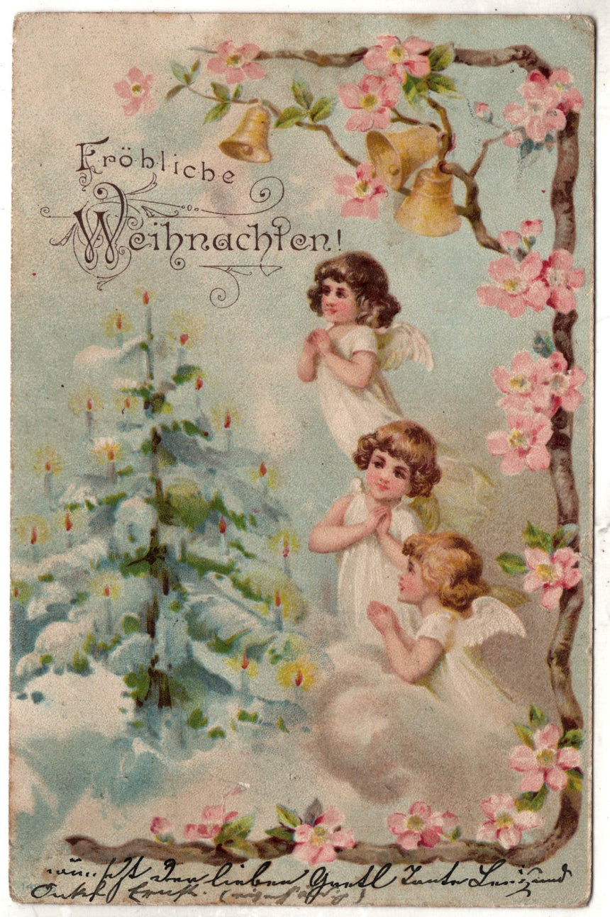 Cartolina Buon Natale / anno. Frohe Weihnachten / Neues Jahr. Merry Christmas & Happy New Year | Collezionissimo