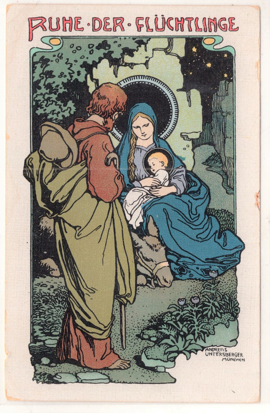 Cartolina Buon Natale / anno. Frohe Weihnachten / Neues Jahr. Merry Christmas & Happy New Year | Collezionissimo