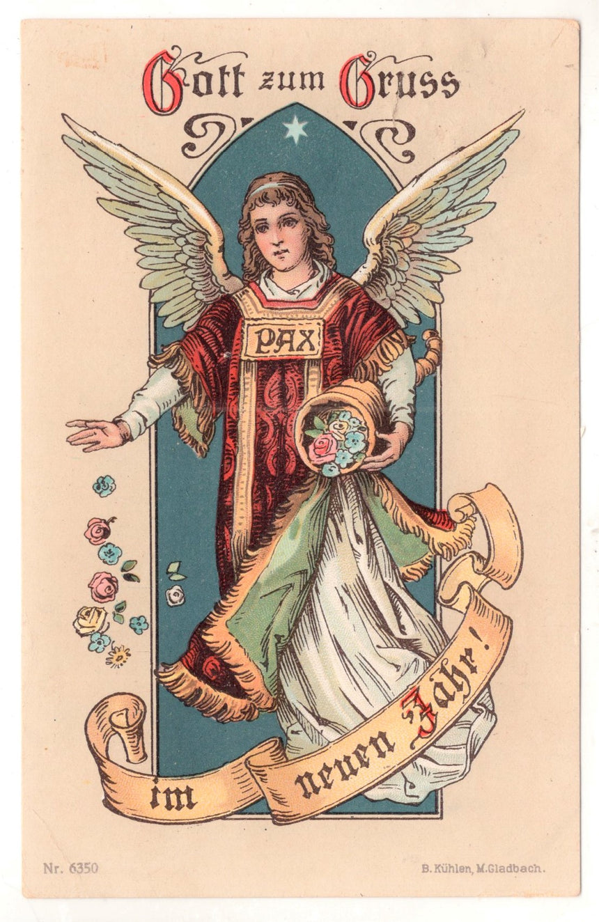 Cartolina Buon Natale / anno. Frohe Weihnachten / Neues Jahr. Merry Christmas & Happy New Year | Collezionissimo