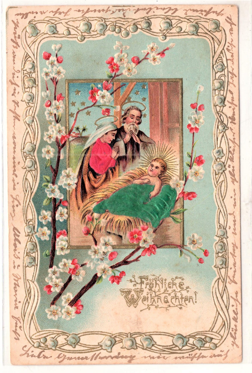 Cartolina Buon Natale / anno. Frohe Weihnachten / Neues Jahr. Merry Christmas & Happy New Year | Collezionissimo