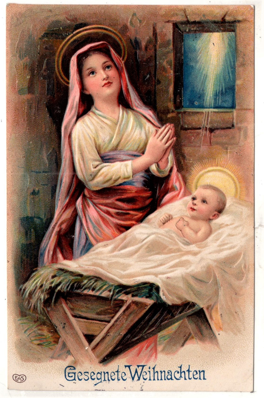 Cartolina Buon Natale / anno. Frohe Weihnachten / Neues Jahr. Merry Christmas & Happy New Year | Collezionissimo