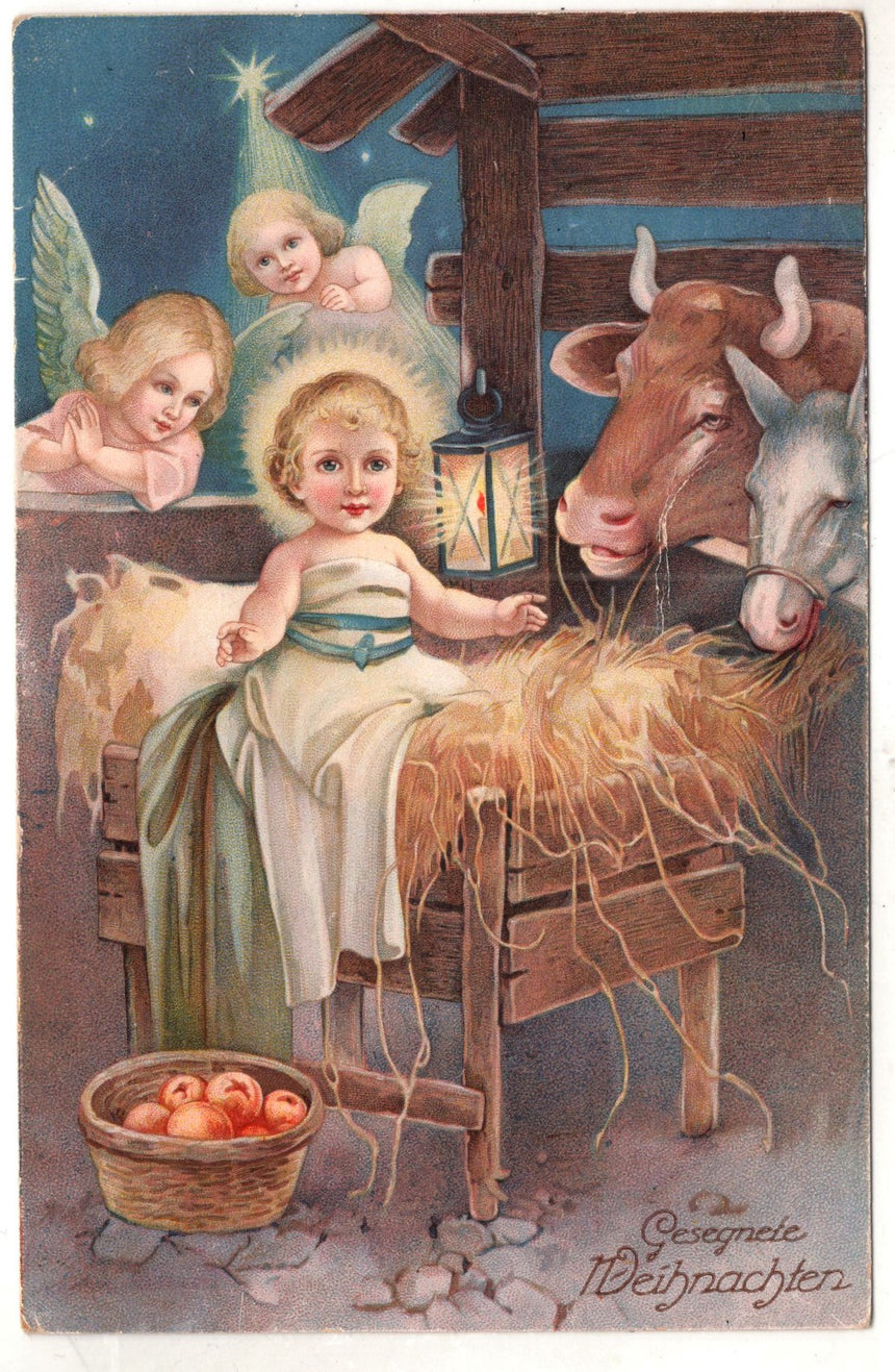 Cartolina Buon Natale / anno. Frohe Weihnachten / Neues Jahr. Merry Christmas & Happy New Year | Collezionissimo