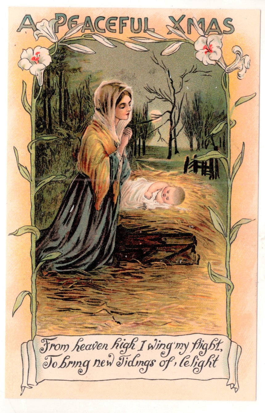 Cartolina Buon Natale / anno. Frohe Weihnachten / Neues Jahr. Merry Christmas & Happy New Year | Collezionissimo