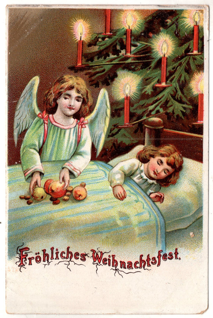 Cartolina Buon Natale / anno. Frohe Weihnachten / Neues Jahr. Merry Christmas & Happy New Year | Collezionissimo