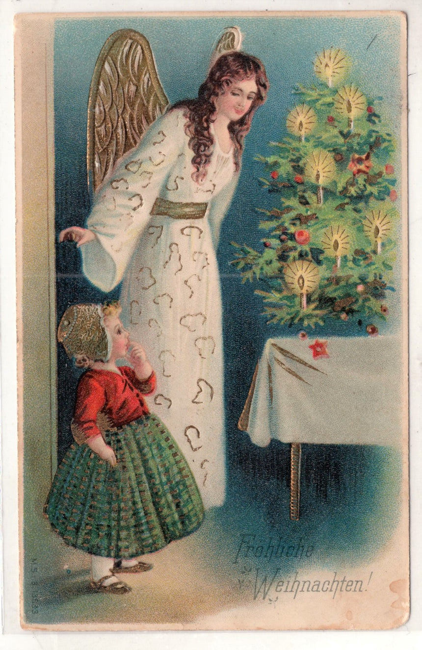 Cartolina Buon Natale / anno. Frohe Weihnachten / Neues Jahr. Merry Christmas & Happy New Year | Collezionissimo