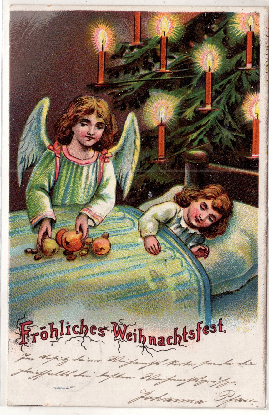 Cartolina Buon Natale / anno. Frohe Weihnachten / Neues Jahr. Merry Christmas & Happy New Year | Collezionissimo