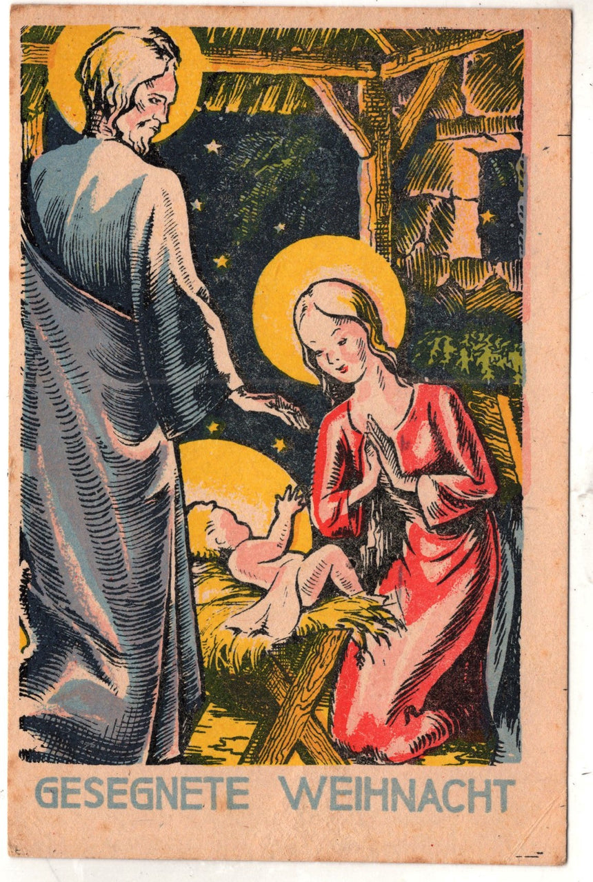 Cartolina Buon Natale / anno. Frohe Weihnachten / Neues Jahr. Merry Christmas & Happy New Year | Collezionissimo