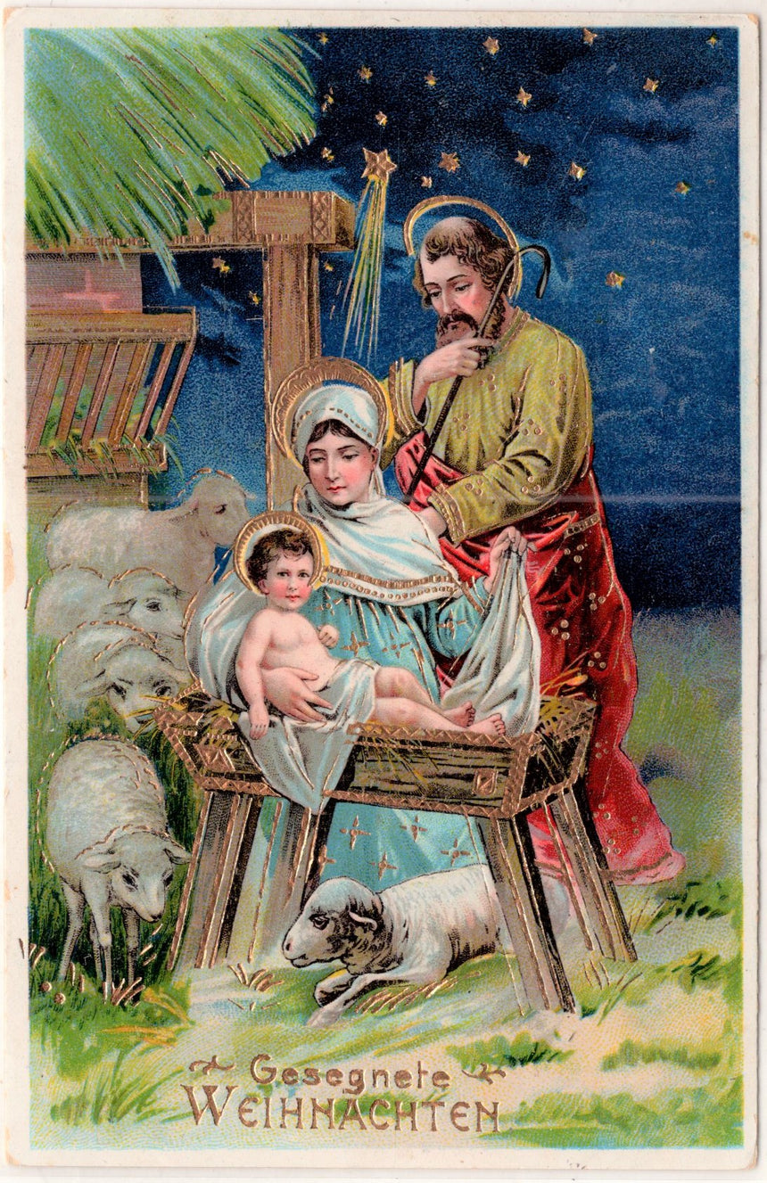 Cartolina Buon Natale / anno. Frohe Weihnachten / Neues Jahr. Merry Christmas & Happy New Year | Collezionissimo