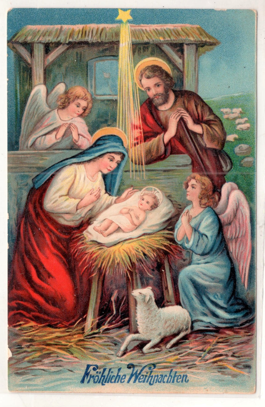 Cartolina Buon Natale / anno. Frohe Weihnachten / Neues Jahr. Merry Christmas & Happy New Year | Collezionissimo