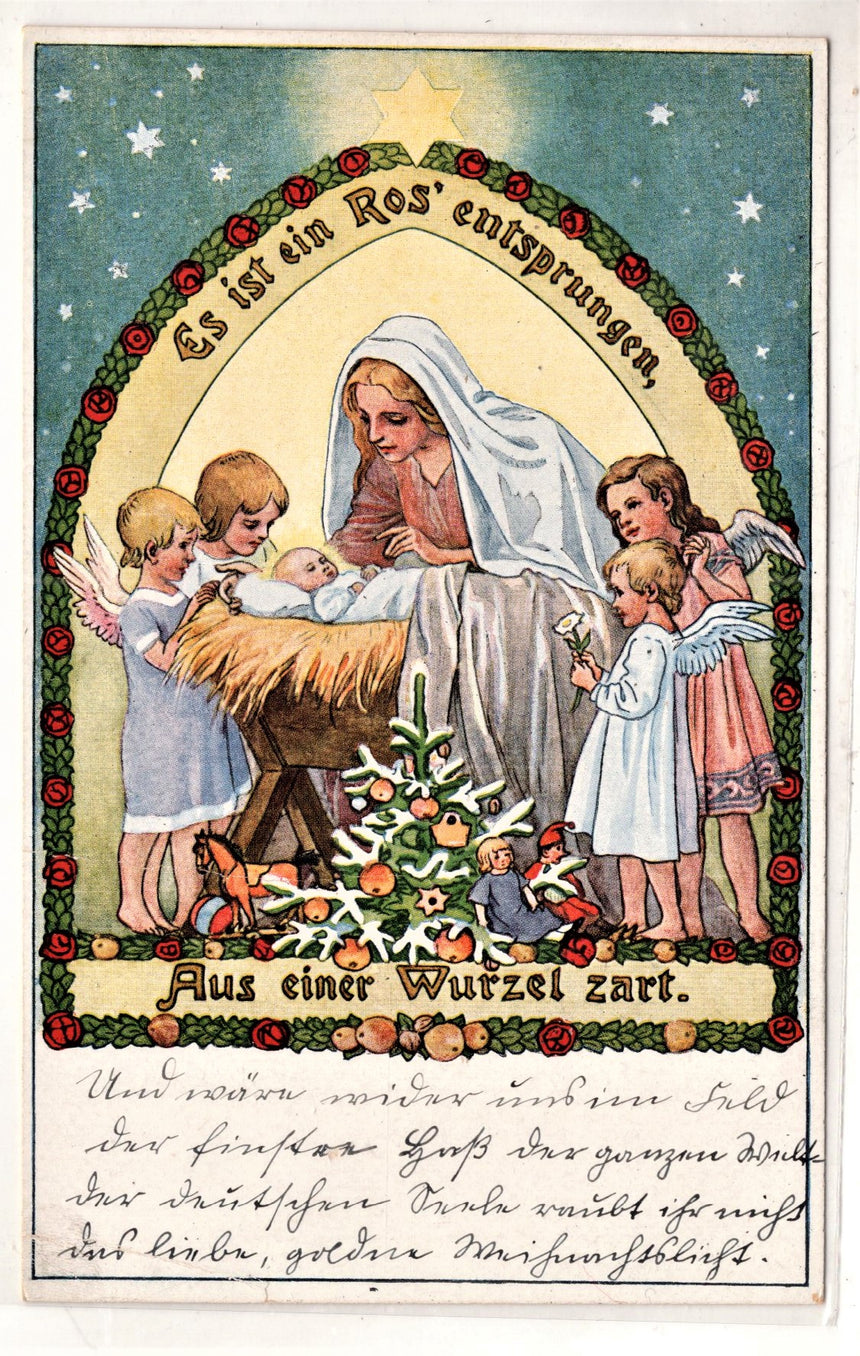 Cartolina Buon Natale / anno. Frohe Weihnachten / Neues Jahr. Merry Christmas & Happy New Year | Collezionissimo
