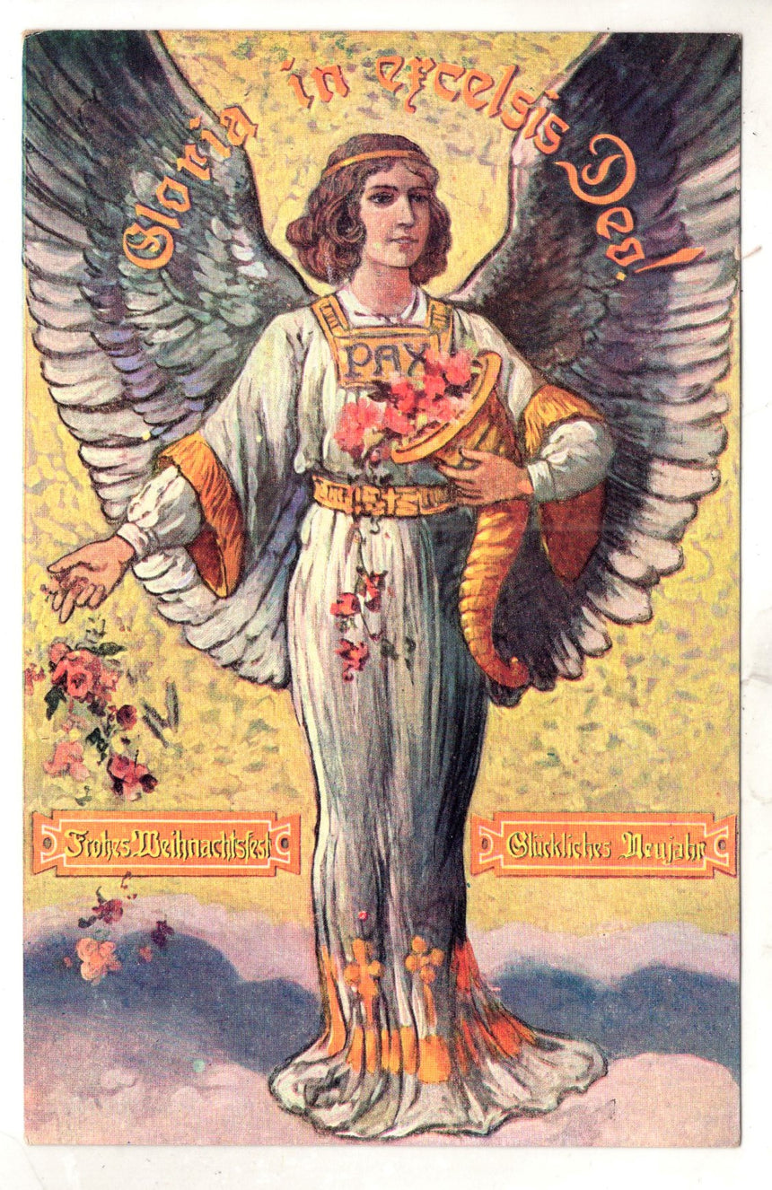 Cartolina Buon Natale / anno. Frohe Weihnachten / Neues Jahr. Merry Christmas & Happy New Year | Collezionissimo