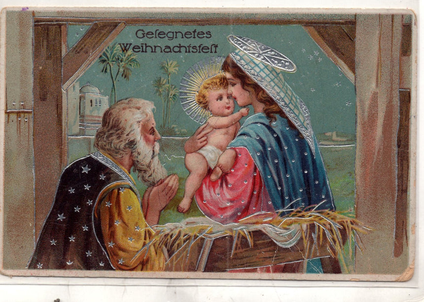 Cartolina Buon Natale / anno. Frohe Weihnachten / Neues Jahr. Merry Christmas & Happy New Year | Collezionissimo