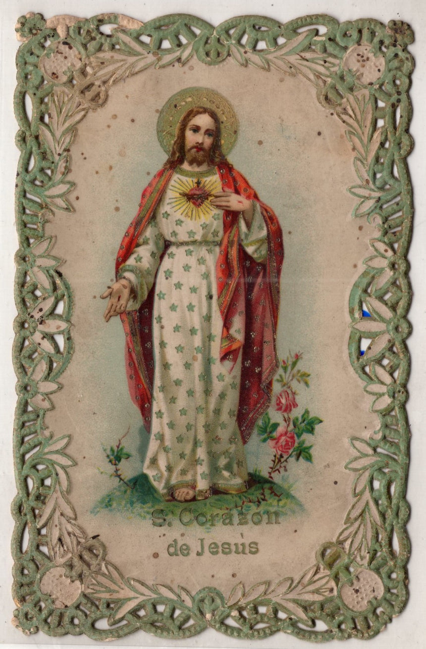 Cartolina Gesù. Madonna. San Giuseppe. Sacra Famiglia. Santi. | Collezionissimo