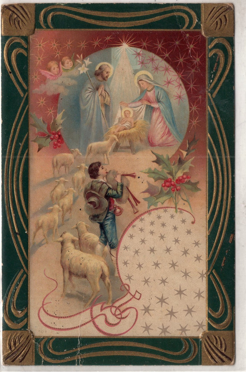 Cartolina Gesù. Madonna. San Giuseppe. Sacra Famiglia. Santi. | Collezionissimo