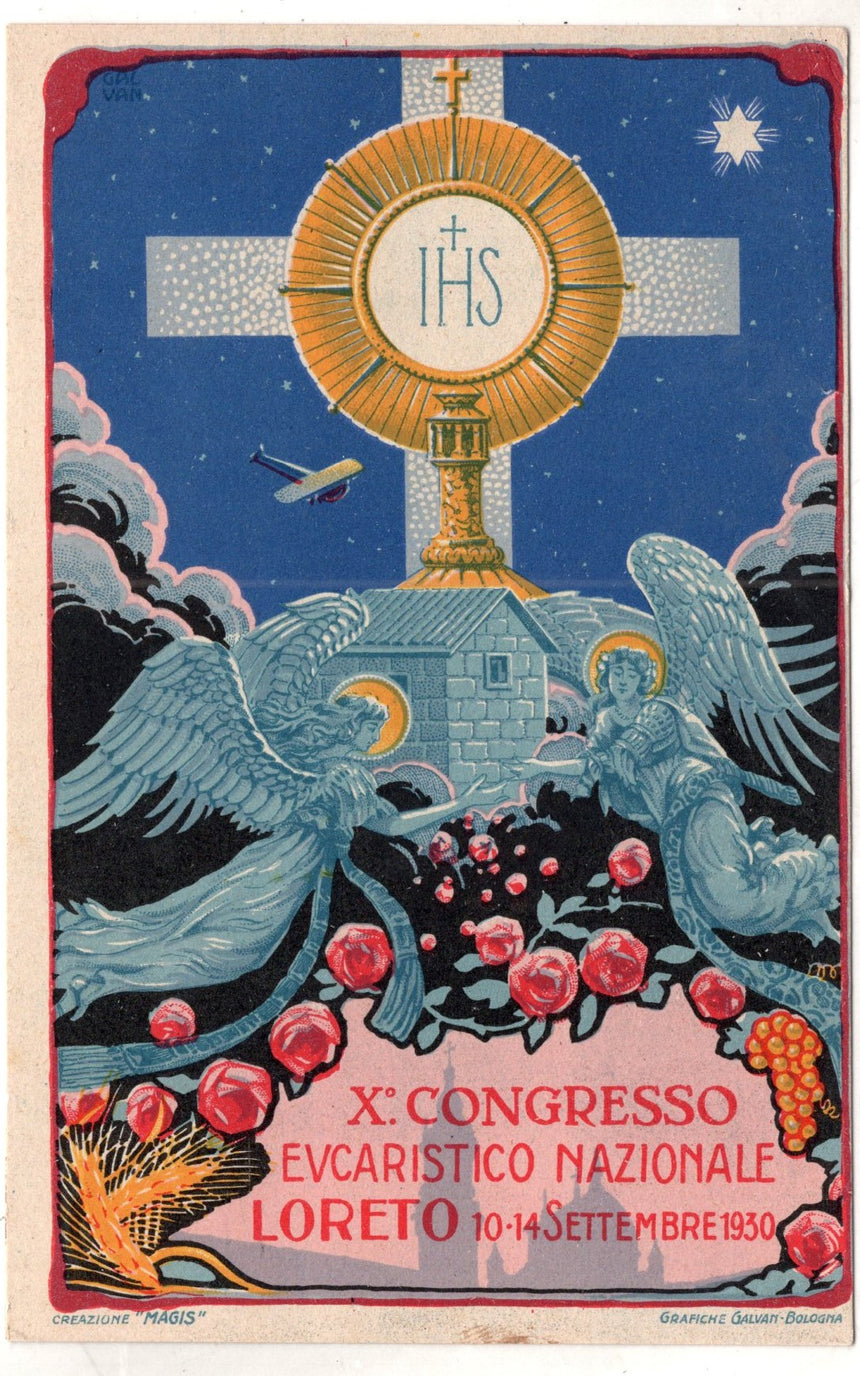 Cartolina Gesù. Madonna. San Giuseppe. Sacra Famiglia. Santi. | Collezionissimo