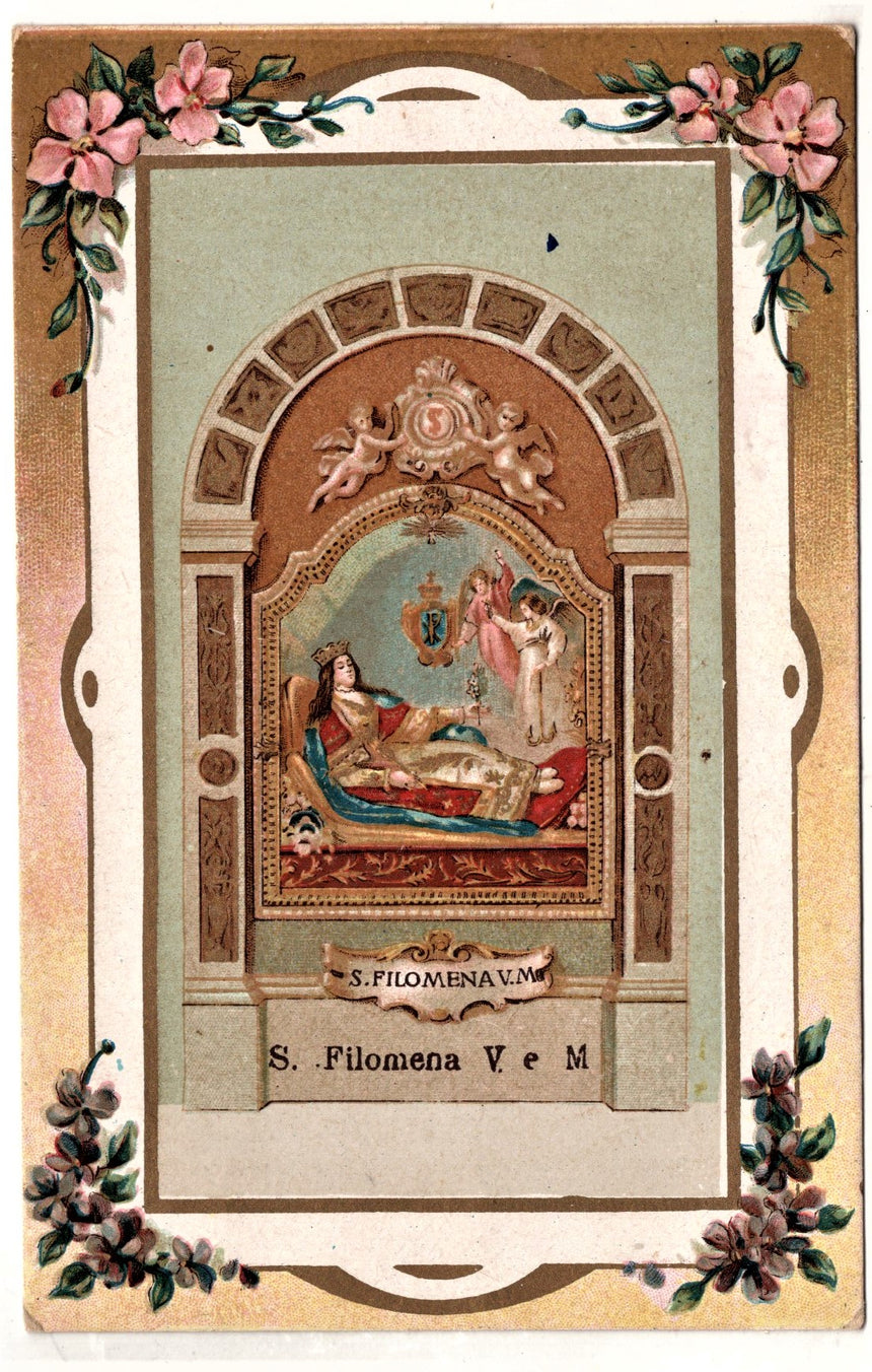 Cartolina Gesù. Madonna. San Giuseppe. Sacra Famiglia. Santi.S.Filomena | Collezionissimo