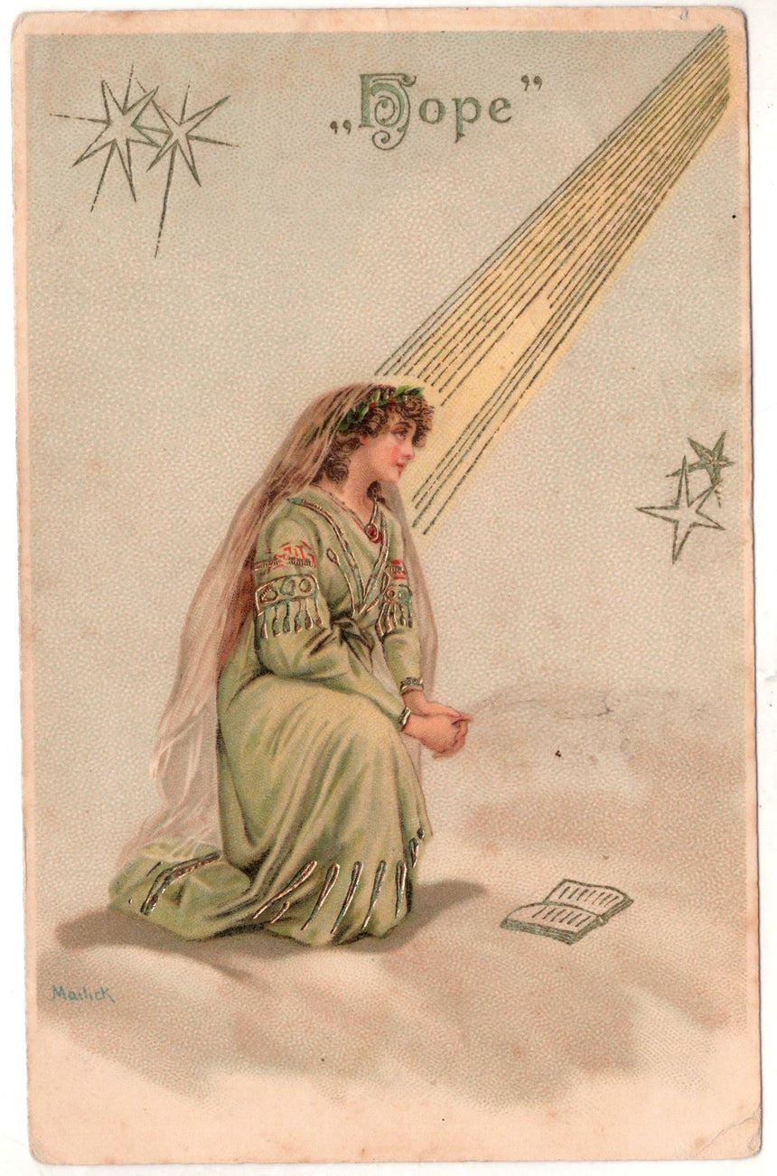 Cartolina Gesù. Madonna. San Giuseppe. Sacra Famiglia. Santi. | Collezionissimo