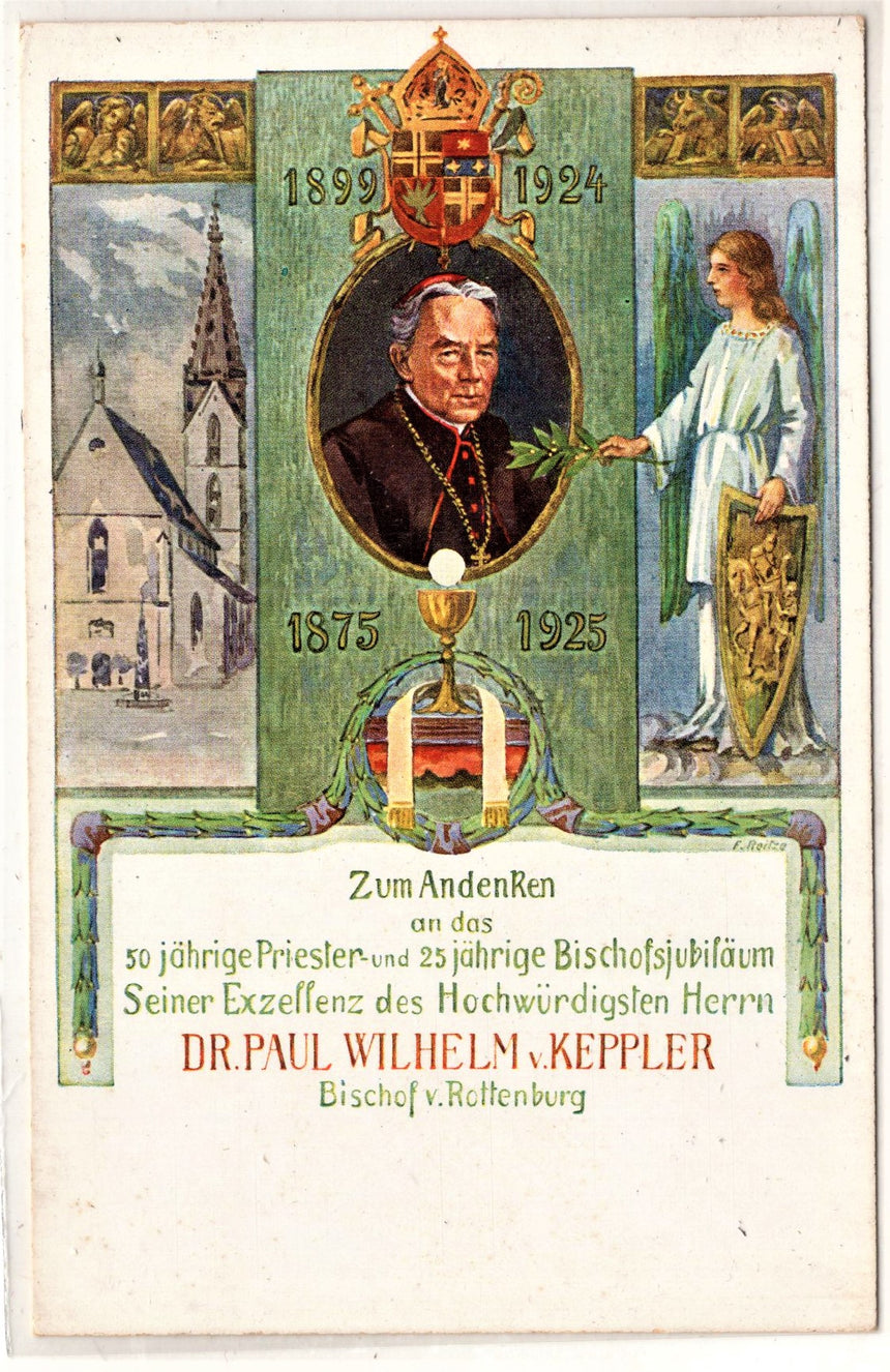 Cartolina Gesù. Madonna. San Giuseppe. Sacra Famiglia. Santi. | Collezionissimo
