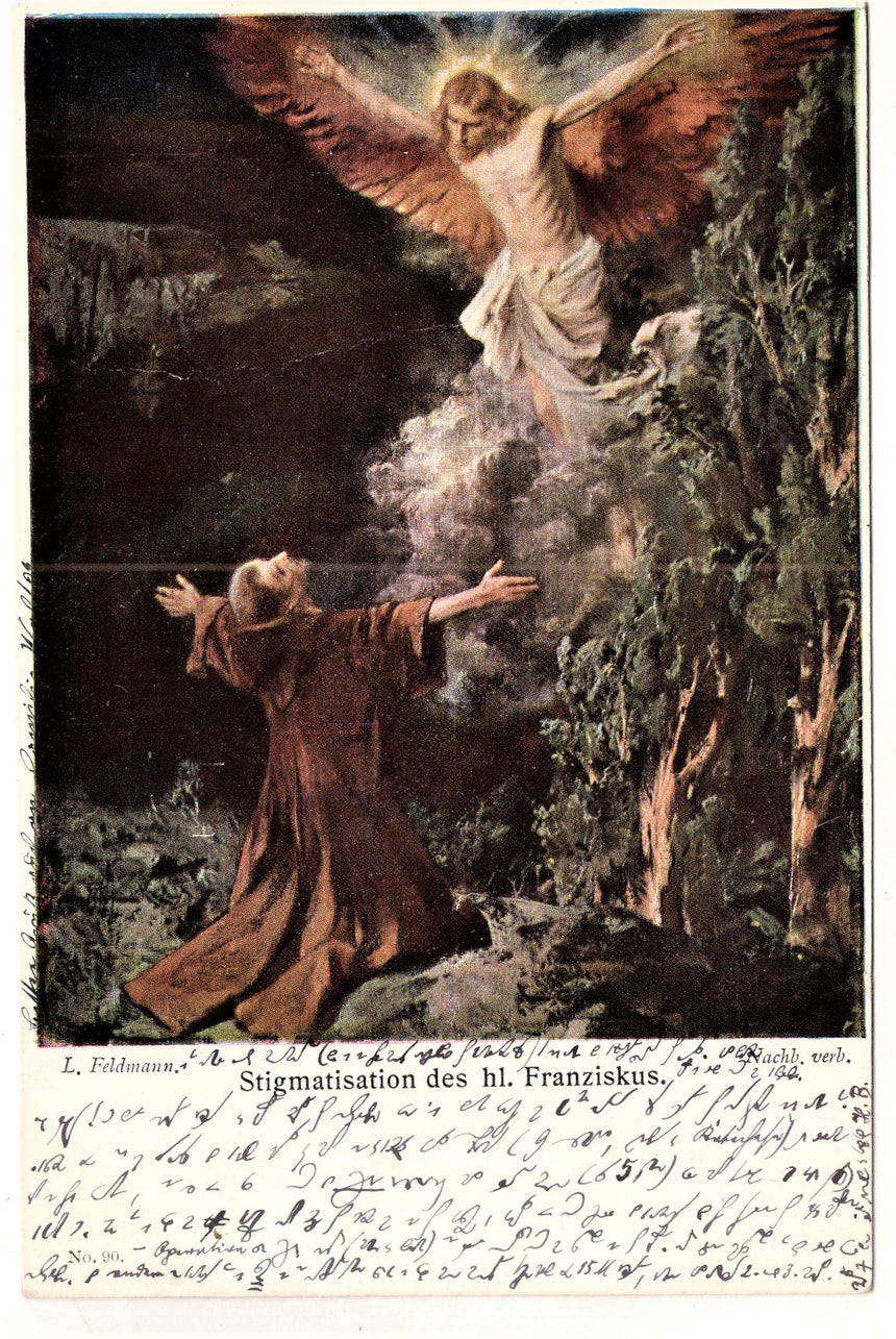 Cartolina Gesù. Madonna. San Giuseppe. Sacra Famiglia. Santi. | Collezionissimo