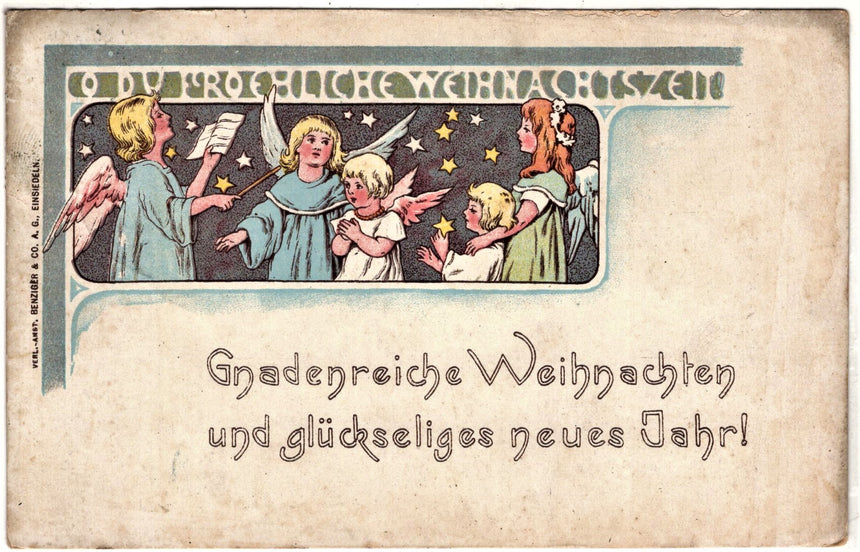 Cartolina Gesù. Madonna. San Giuseppe. Sacra Famiglia. Santi. | Collezionissimo