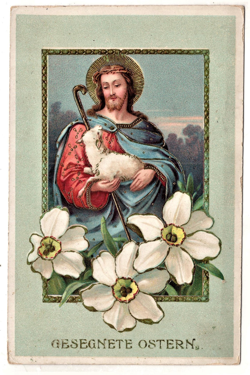 Cartolina Gesù. Madonna. San Giuseppe. Sacra Famiglia. Santi. Gesu | Collezionissimo