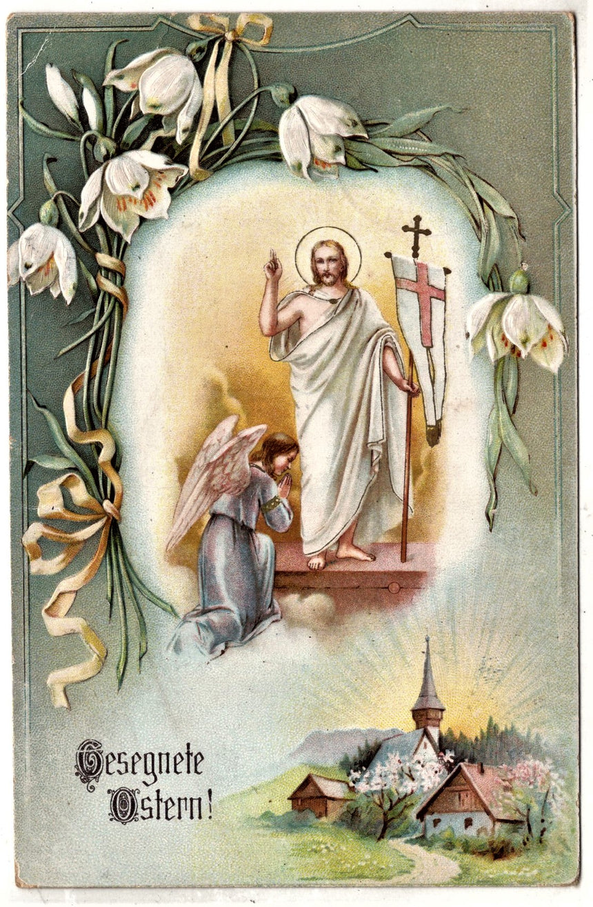 Cartolina Gesù. Madonna. San Giuseppe. Sacra Famiglia. Santi. | Collezionissimo