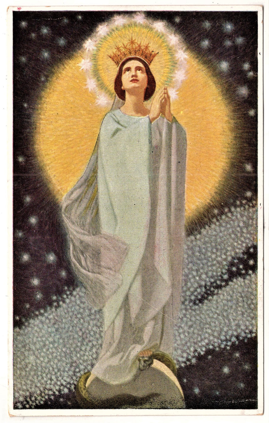 Cartolina Gesù. Madonna. San Giuseppe. Sacra Famiglia. Santi. | Collezionissimo