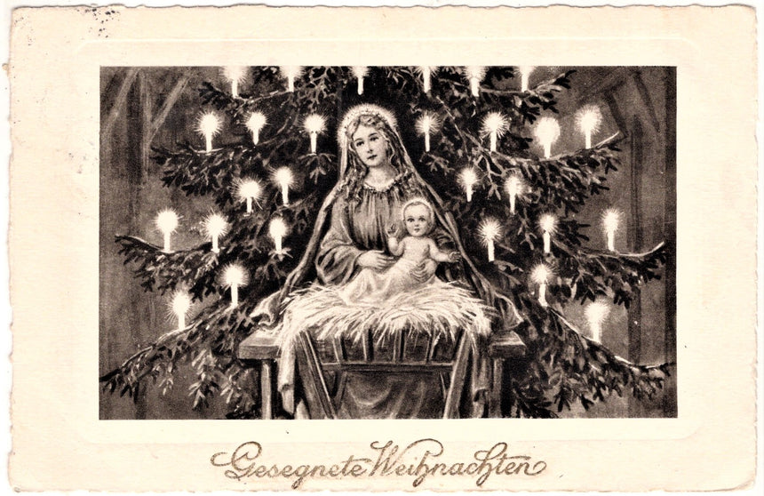 Cartolina Gesù. Madonna. San Giuseppe. Sacra Famiglia. Santi. | Collezionissimo