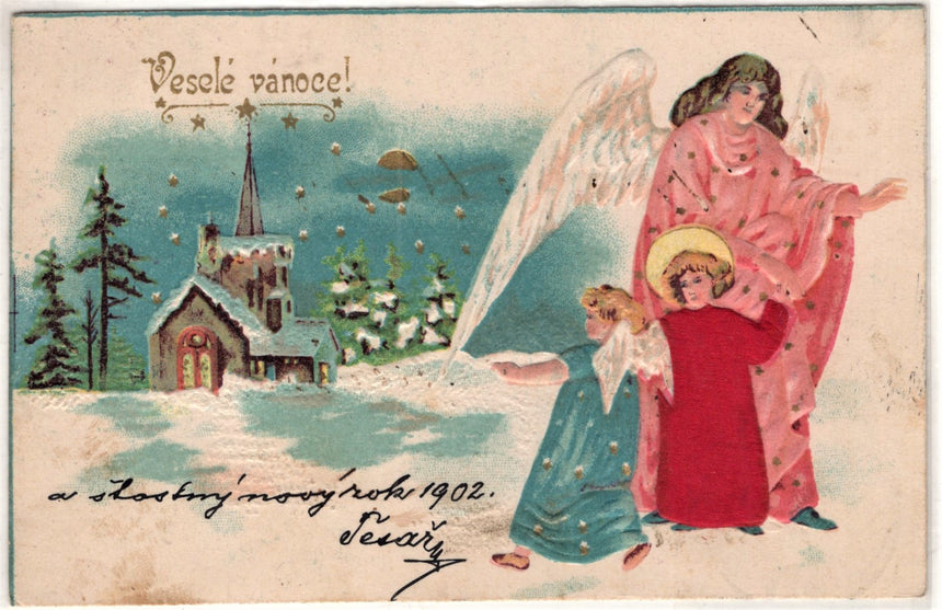 Cartolina Gesù. Madonna. San Giuseppe. Sacra Famiglia. Santi. | Collezionissimo