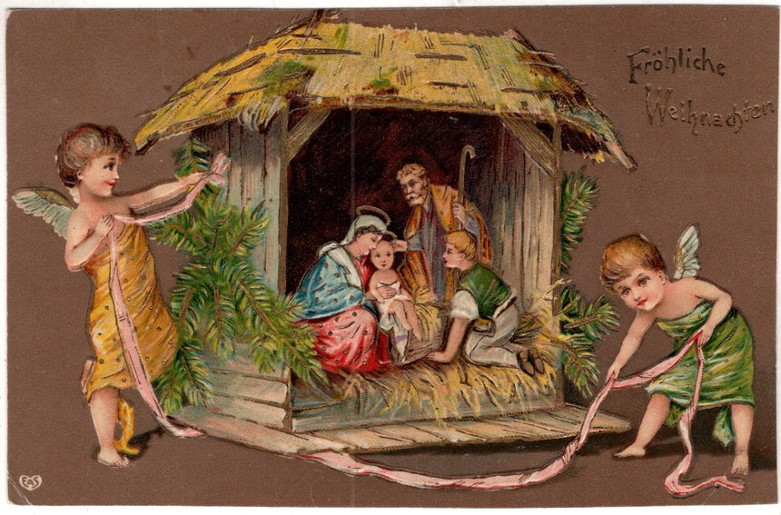 Cartolina Gesù. Madonna. San Giuseppe. Sacra Famiglia. Santi. | Collezionissimo