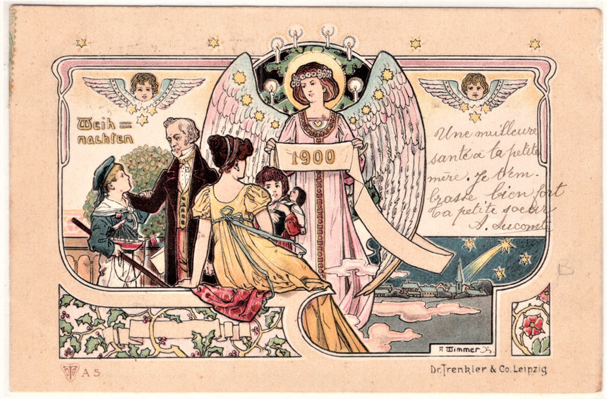 Cartolina Gesù. Madonna. San Giuseppe. Sacra Famiglia. Santi. | Collezionissimo