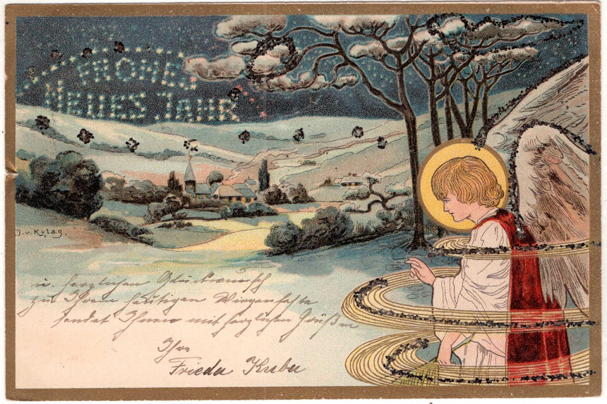 Cartolina Gesù. Madonna. San Giuseppe. Sacra Famiglia. Santi. | Collezionissimo