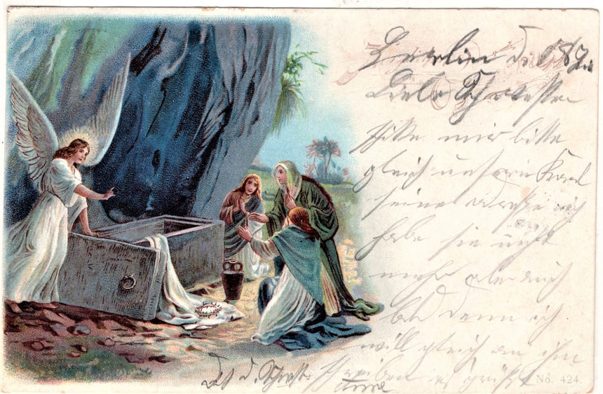 Cartolina Gesù. Madonna. San Giuseppe. Sacra Famiglia. Santi. | Collezionissimo