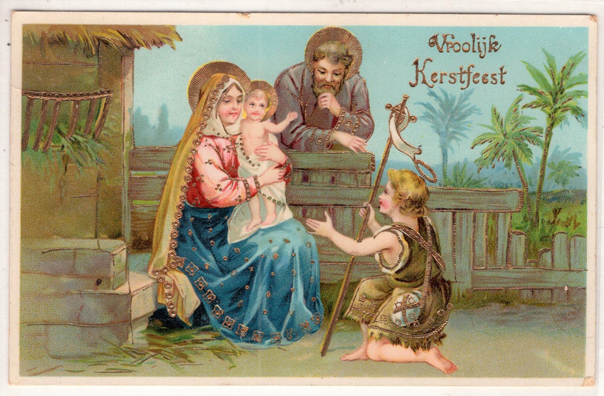 Cartolina Gesù. Madonna. San Giuseppe. Sacra Famiglia. Santi. | Collezionissimo