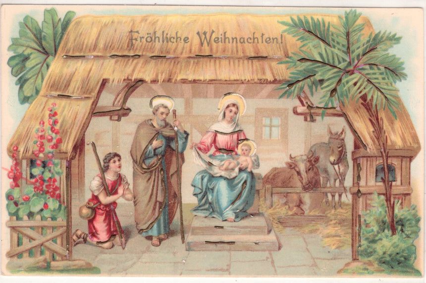 Cartolina Gesù. Madonna. San Giuseppe. Sacra Famiglia. Santi. | Collezionissimo