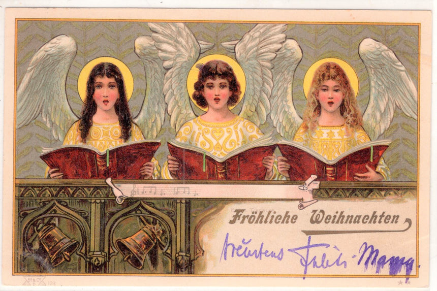 Cartolina Gesù. Madonna. San Giuseppe. Sacra Famiglia. Santi. | Collezionissimo