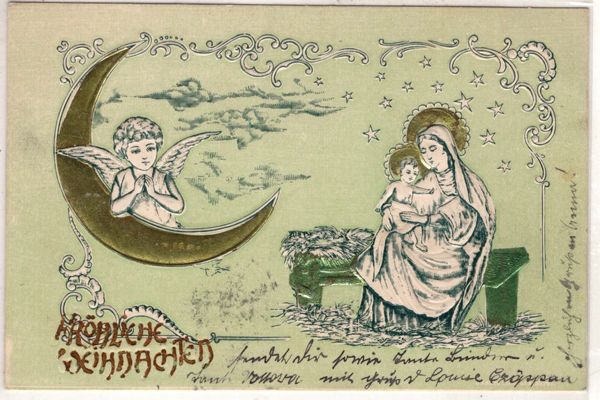 Cartolina Gesù. Madonna. San Giuseppe. Sacra Famiglia. Santi. | Collezionissimo