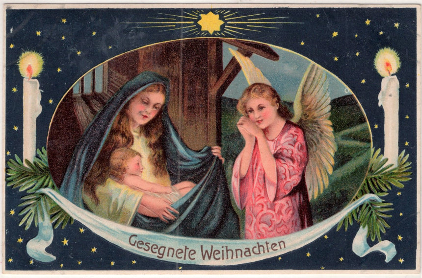 Cartolina Gesù. Madonna. San Giuseppe. Sacra Famiglia. Santi. | Collezionissimo