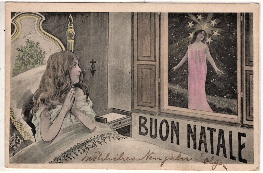 Cartolina Gesù. Madonna. San Giuseppe. Sacra Famiglia. Santi. | Collezionissimo