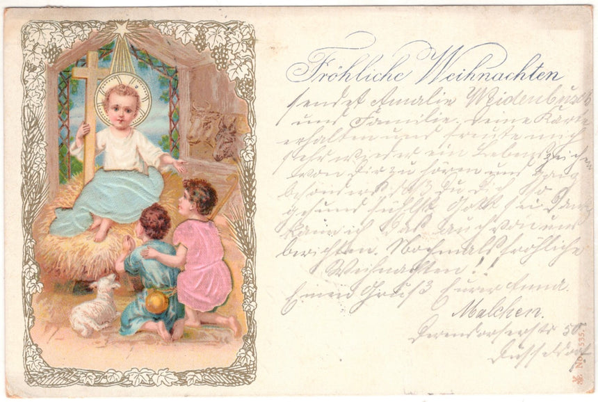 Cartolina Gesù. Madonna. San Giuseppe. Sacra Famiglia. Santi. | Collezionissimo