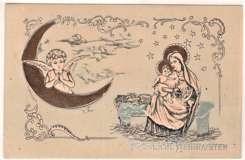 Cartolina Gesù. Madonna. San Giuseppe. Sacra Famiglia. Santi. | Collezionissimo