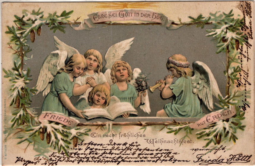 Cartolina Gesù. Madonna. San Giuseppe. Sacra Famiglia. Santi. | Collezionissimo