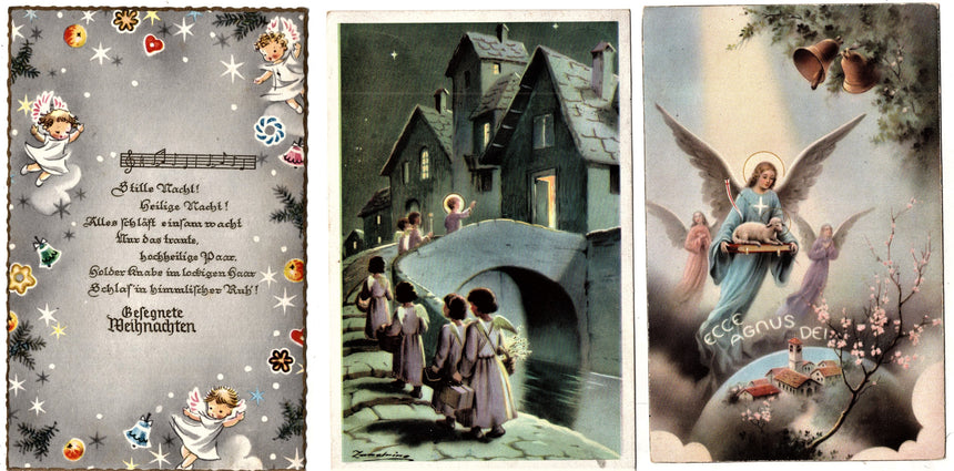 Cartolina Gesù. Madonna. San Giuseppe. Sacra Famiglia. Santi. | Collezionissimo