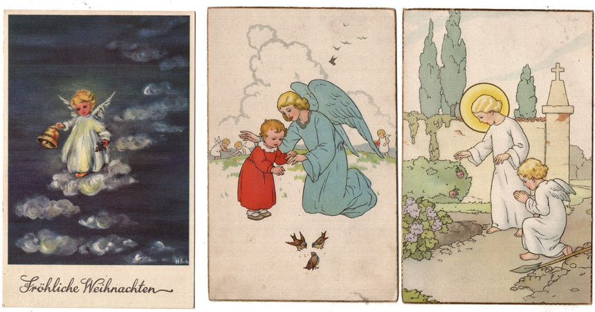 Cartolina Gesù. Madonna. San Giuseppe. Sacra Famiglia. Santi. | Collezionissimo