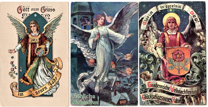 Cartolina Gesù. Madonna. San Giuseppe. Sacra Famiglia. Santi. | Collezionissimo