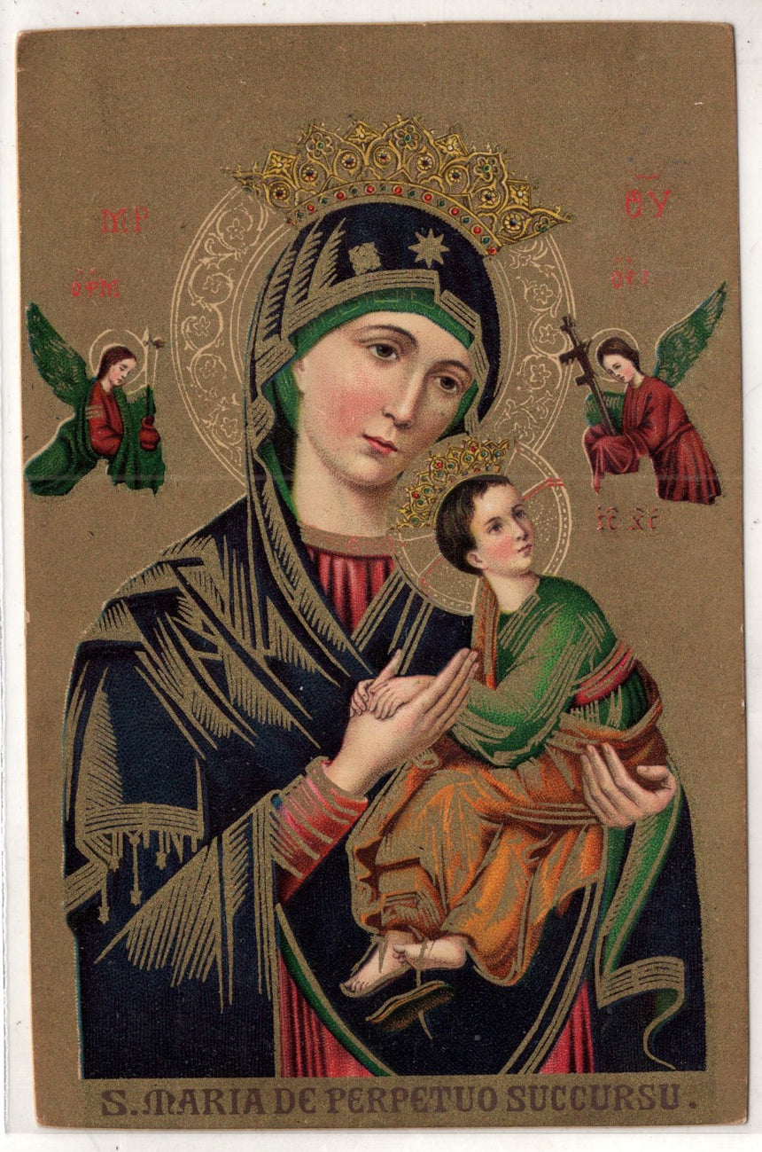 Cartolina Gesù. Madonna. San Giuseppe. Sacra Famiglia. Santi. | Collezionissimo