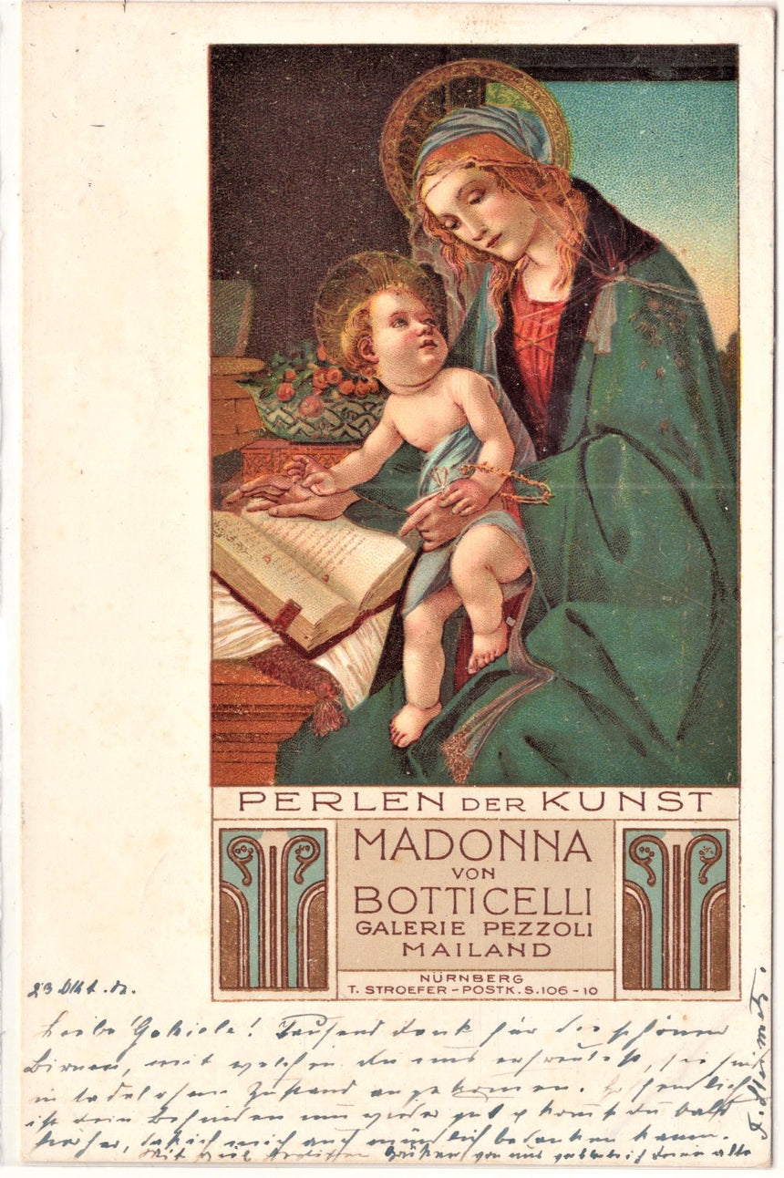 Cartolina Gesù. Madonna. San Giuseppe. Sacra Famiglia. Santi. | Collezionissimo