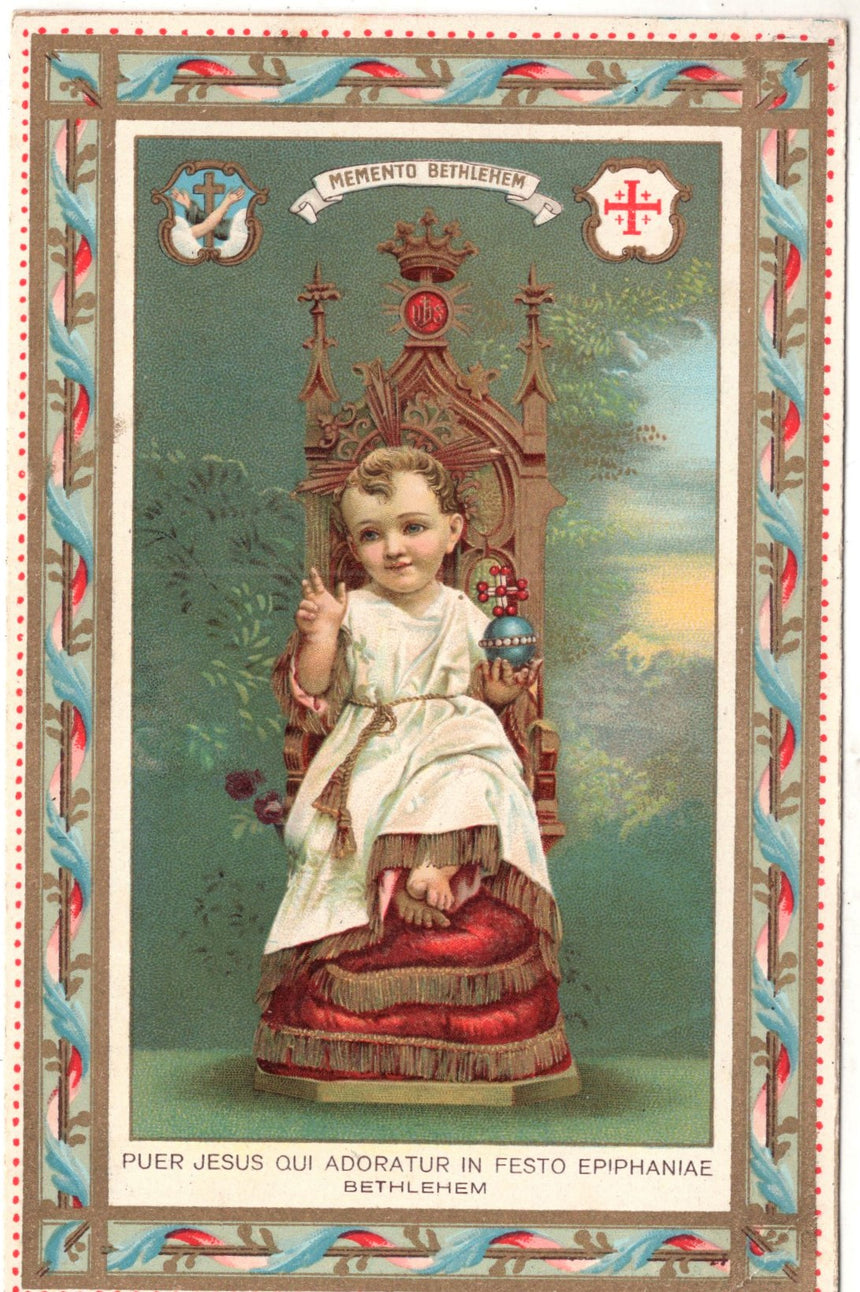 Cartolina Gesù. Madonna. San Giuseppe. Sacra Famiglia. Santi. | Collezionissimo